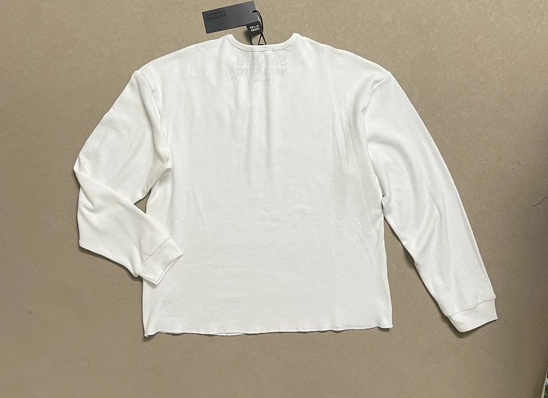 2026 Satoshi Nakamoto Classic Logo Printed Women Men Long Sleeve T shirts tees Top Grade Men Oversized Casual T shirt