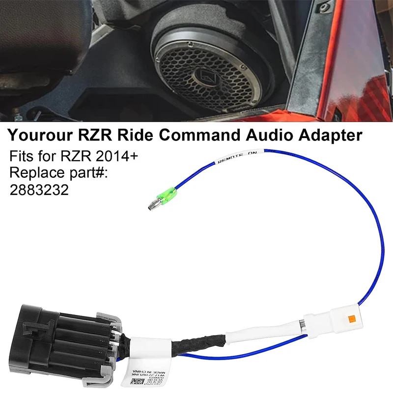 2883232 Ride Command Audio Adapter Replacement for Polaris 2014-2022 RZR 1000 900 Turbo XP ,All-terrain Vehicle Parts