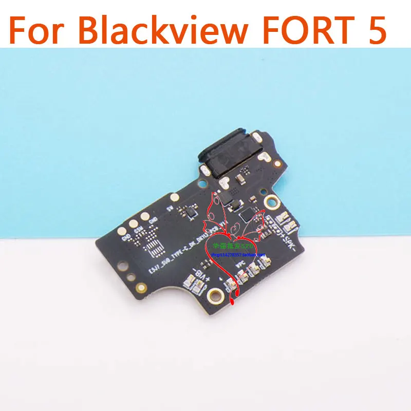 New Original Blackview Fort 5 USB Board Base Dock Charging Charge Port Board For Blackview Fort 5 Smart Phone