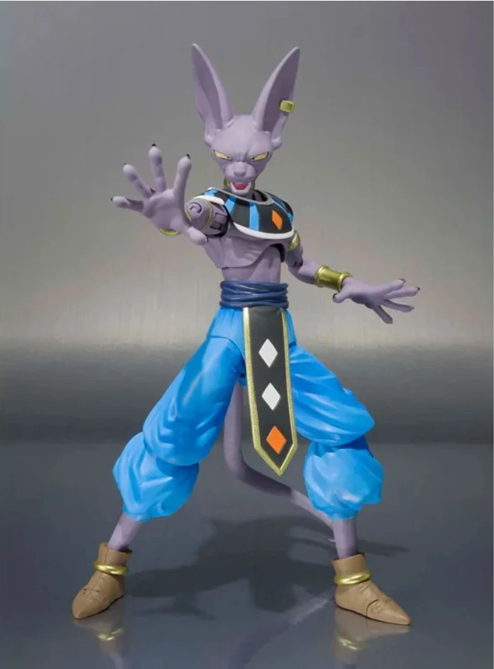 100% Original Bandai SH Figuarts SHF Beerus Dragon Ball Super Anime Action Collection Figures Model Toys Figura In Stock