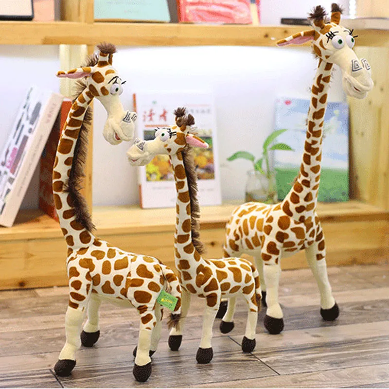 Neu ankommen 40/55/75/100cm Simulation Giraffe Real Life Plüschtiere niedlichen Stofftier Puppen Geburtstag Freund Schlafzimmer