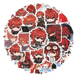 Sunsyea Genshin Impact Merch Fans Collection Character Q Version Stickers 80 Pieces Diluc