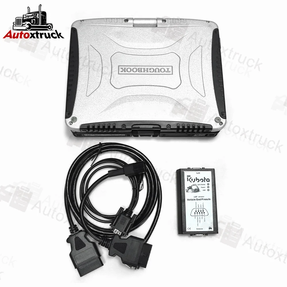 For KUBOTA Diagmaster with CF19 Laptop Takeuchi Diagmaster Agricultural Machinery Tractor Truck Kubota DIAGNOSTIC KIT