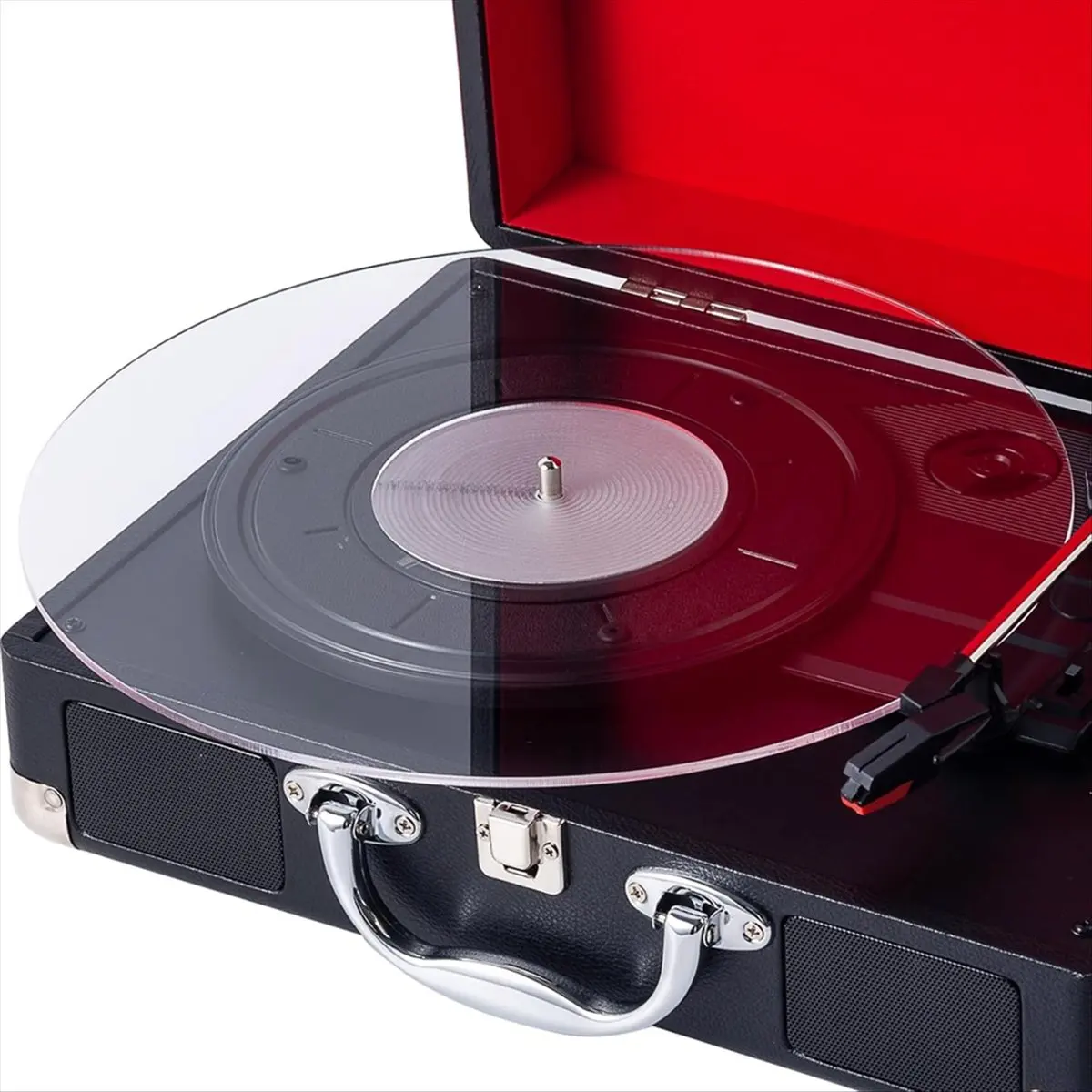 L77A Acrylic Turntable Mat, 12inch Slip Mat for Viny Record Player, 3mm Thick Acrylic Platter Slipmat Replacement