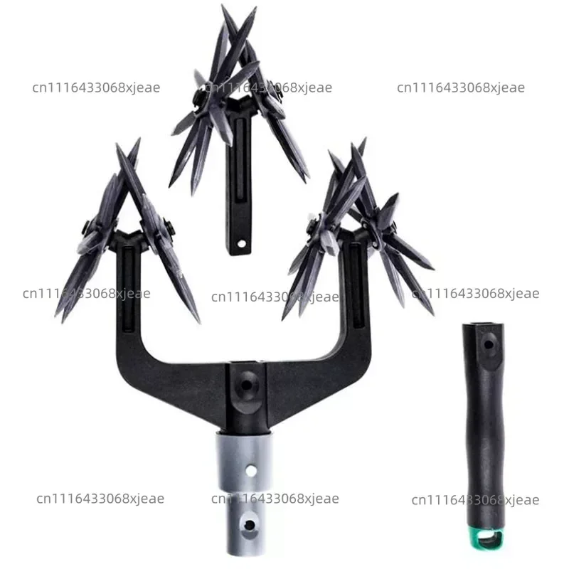 Adjustable Rotary Cultivator Hand-held Garden Soil Plowing Tool