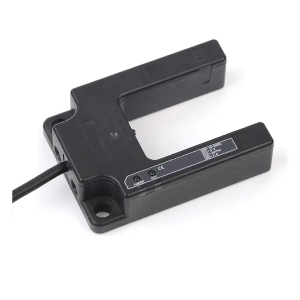 BUP-30 BUP-50 Slot type photoelectric switch sensor 12-24V DC NPN PNP Through beam Proximity switch sensor
