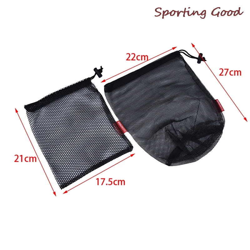 High Quality Nylon Mesh Drawstring Bag For Cutlery Bottle Pot Pan Kettle Mesh Storage Ditty Bag Travel Stuff Sack