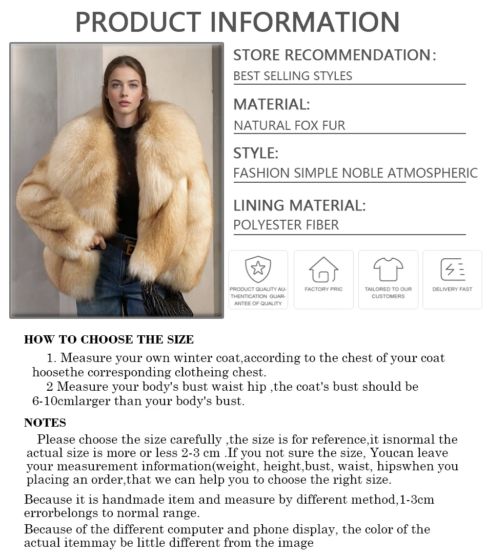 سترة فرو الثعلب الطبيعي مع ياقة ترتيب الأسرة معطف فرو الثعلب الأحمر سترة فروي سترة شتوية نسائية وصلت حديثًا سترة من الفرو الحقيقي