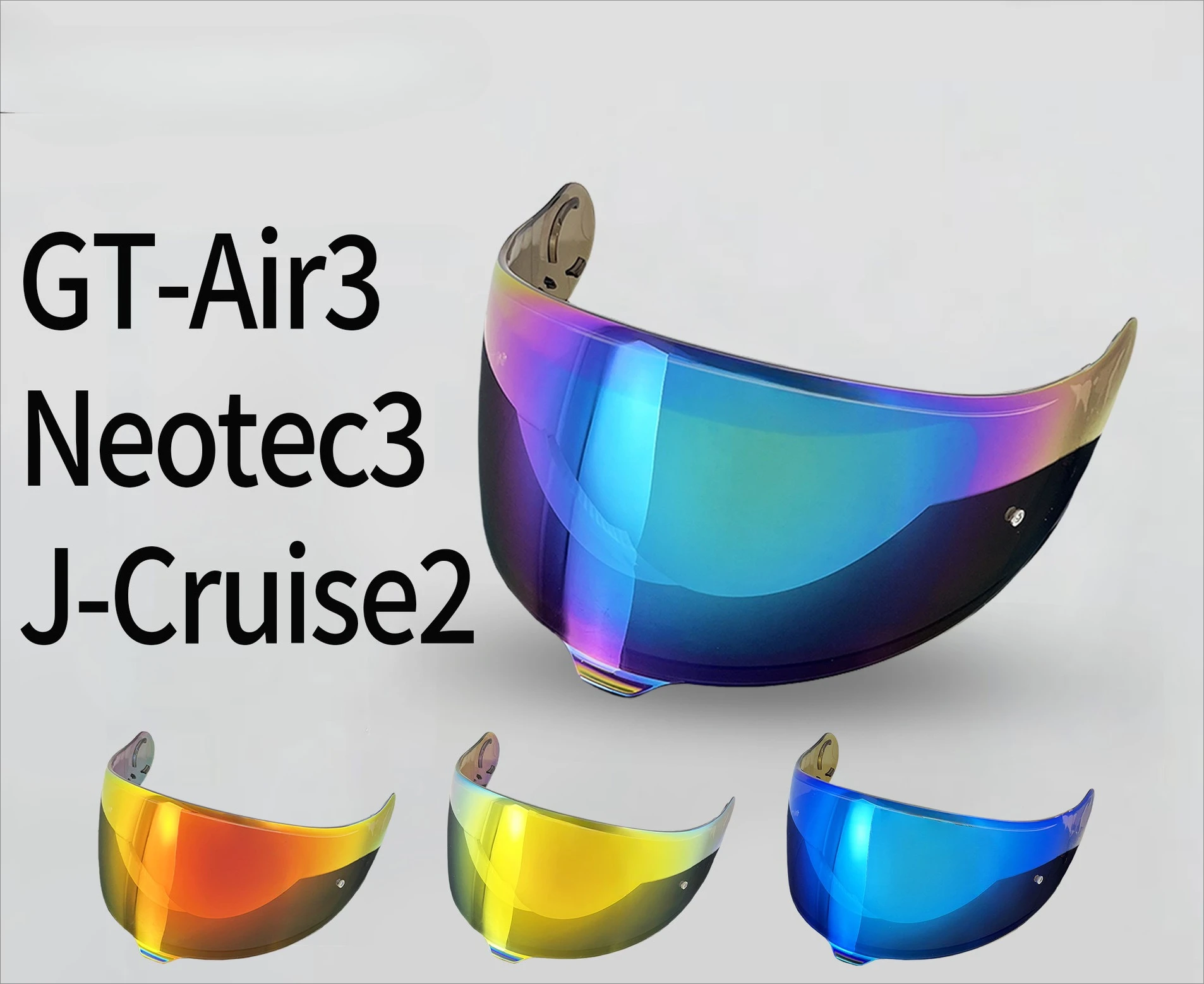 

GT-Air 3 Motorcycle Helmet Lens Adapts To GT-Air 3 Windshield Sun Protection Mirror Multi-color Day and Night
