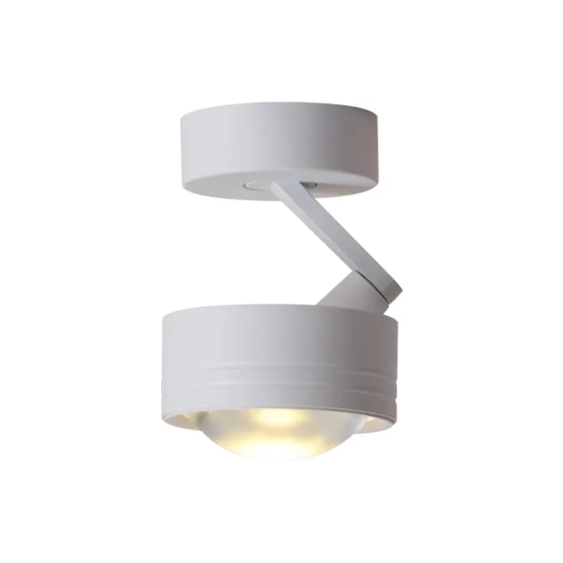 Surface Mounted Sunset Spotlights Adjustable Angle Led Spot Light Small Atmosphere Lights Black White Color Wall Ceiling Lamp