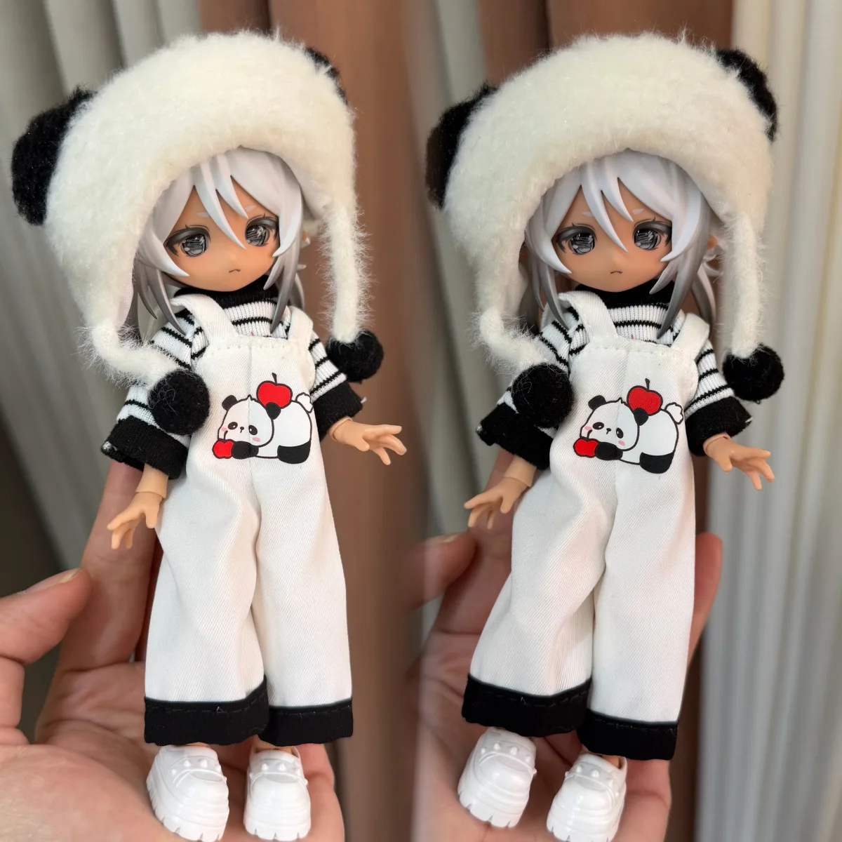 New Suit Ob11 Doll Clothes Flat Replace 8 Points 12 Points Bjd Dress Up 16-17 Cm Doll Skirt Daily Wear Suitable for Bjd view 2