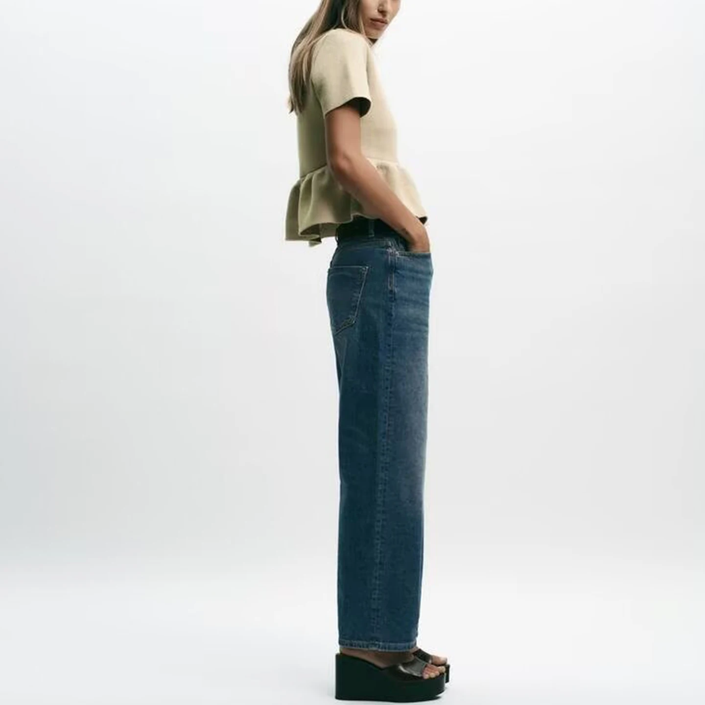 Faionable ort Sve Gebreide Jas Dames Sle Ort Rok Ontwerp Herfst 2025, Nieuwe Collectie Z Merk Open Vest