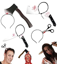 

Halloween Scary Knife Props, Horror Headband Decoration, Party Supplies, Event Party Decor