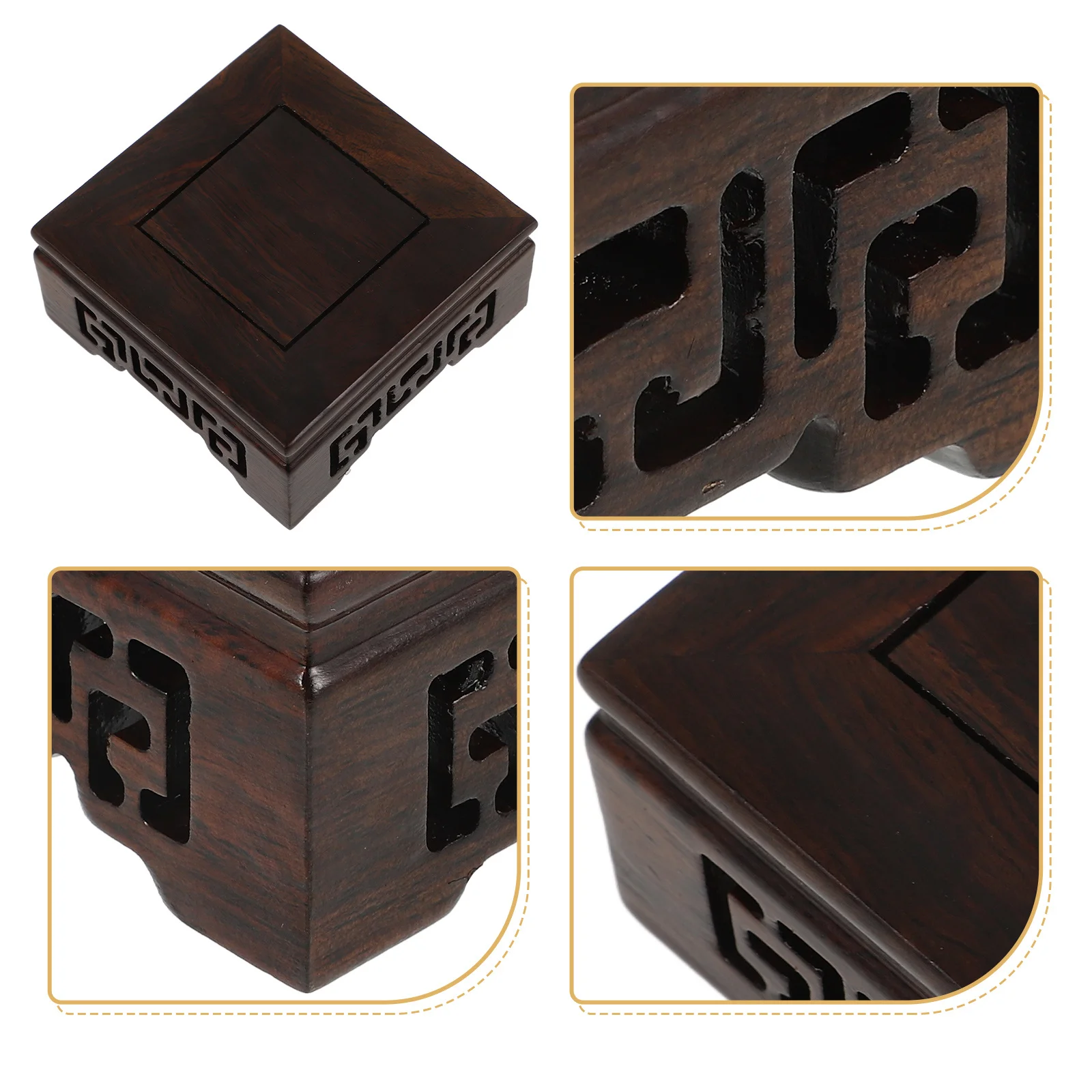 

Small Wooden Plant Stand Flower Pot Riser Natural Wood Indoor Plant Holder Bonsai Pot Display Stand Home Decor Vase Display