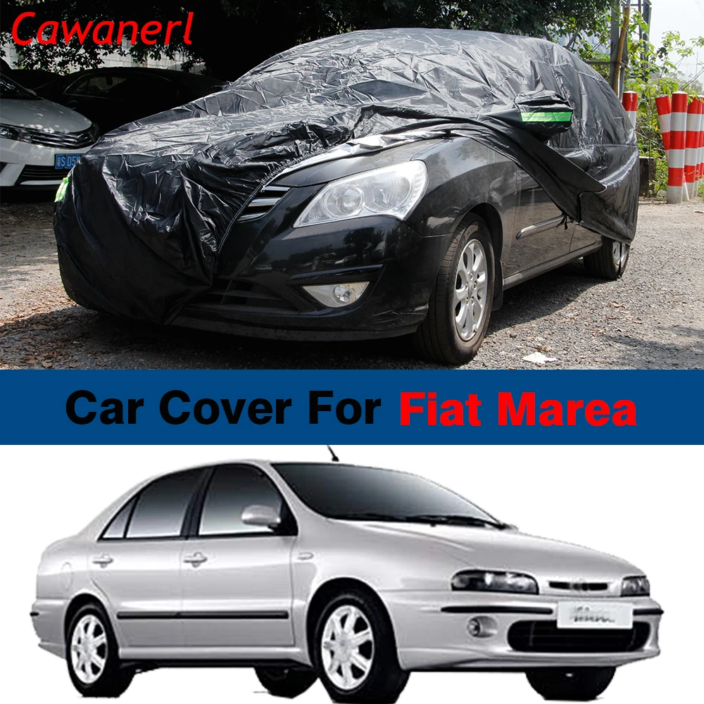 Durable Car Cover For Fiat Marea Sedan Estate Outdoor UV Sun Rain Snow Wind Dust Protection Waterproof Auto Cover