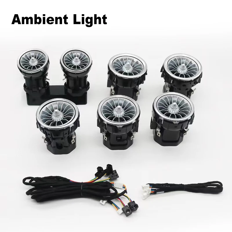 LED saída bocal luz ambiente, atmosfera de luz, apto para Mercedes-Benz C, A, E, GLC, CLA, classe W117, W177, W213, W205