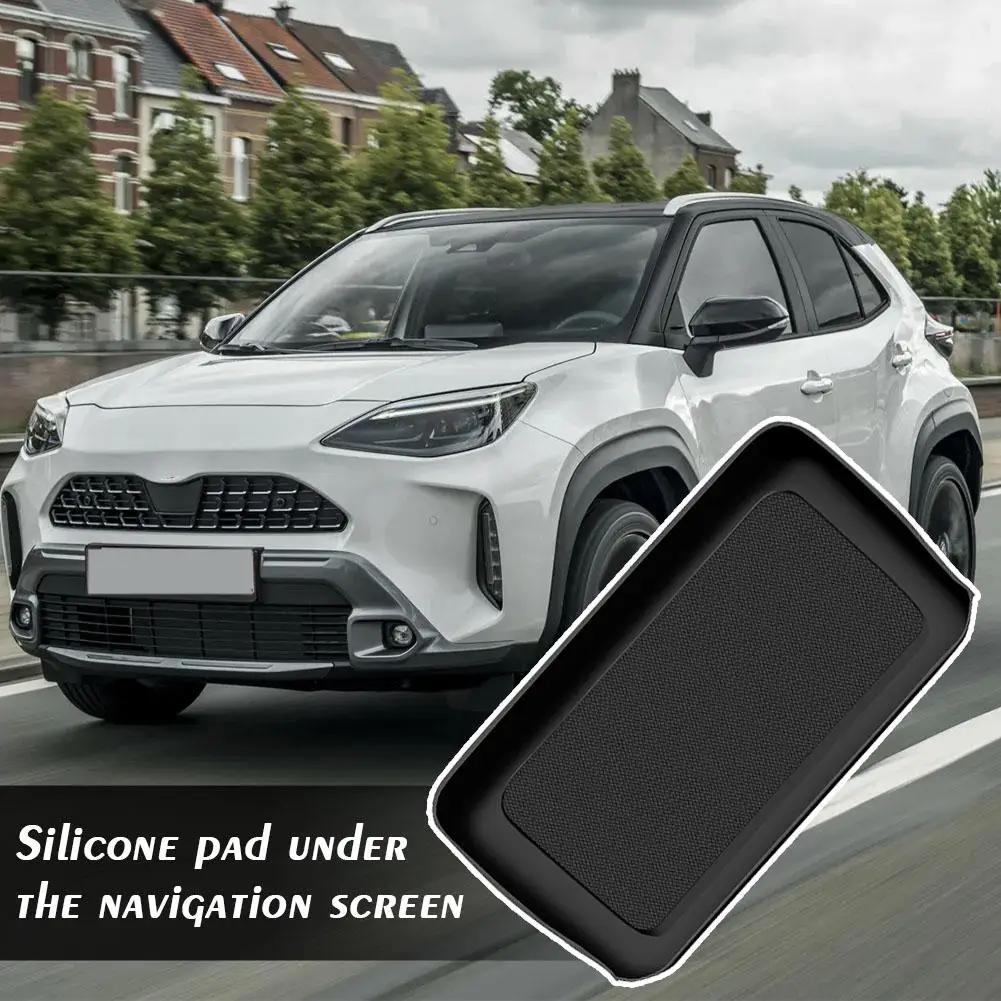 

For Toyota Yaris Cross 2019-2025 Silicone Pad For Storage Box Under Navigation Screen Anti-slip Dustproof Silicone Pad A0G8