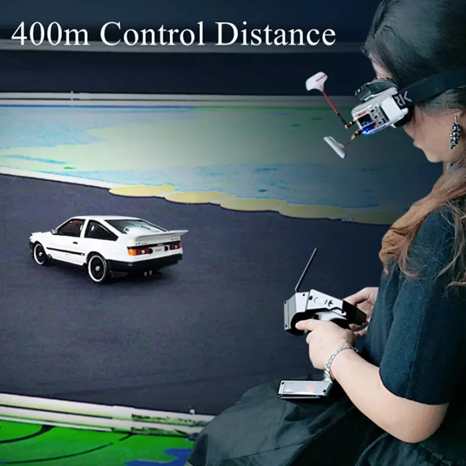 Radiolink R4FGM 4 Channel Mini Receiver with Gyro for Radio RC4GS V2 RC6GS V2 Remote Controler 1:28 1:64 RC Drift Car
