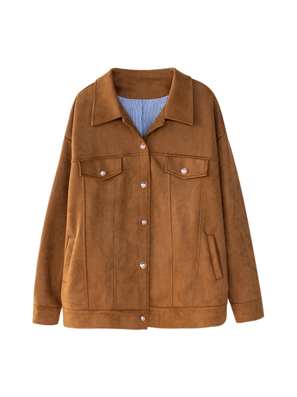 أوائل الخريف Jaet irt ملابس خارجية نسائية لربيع الخريف Sle Faionable Ele طويلة Sve طوق زر حتى أعلى