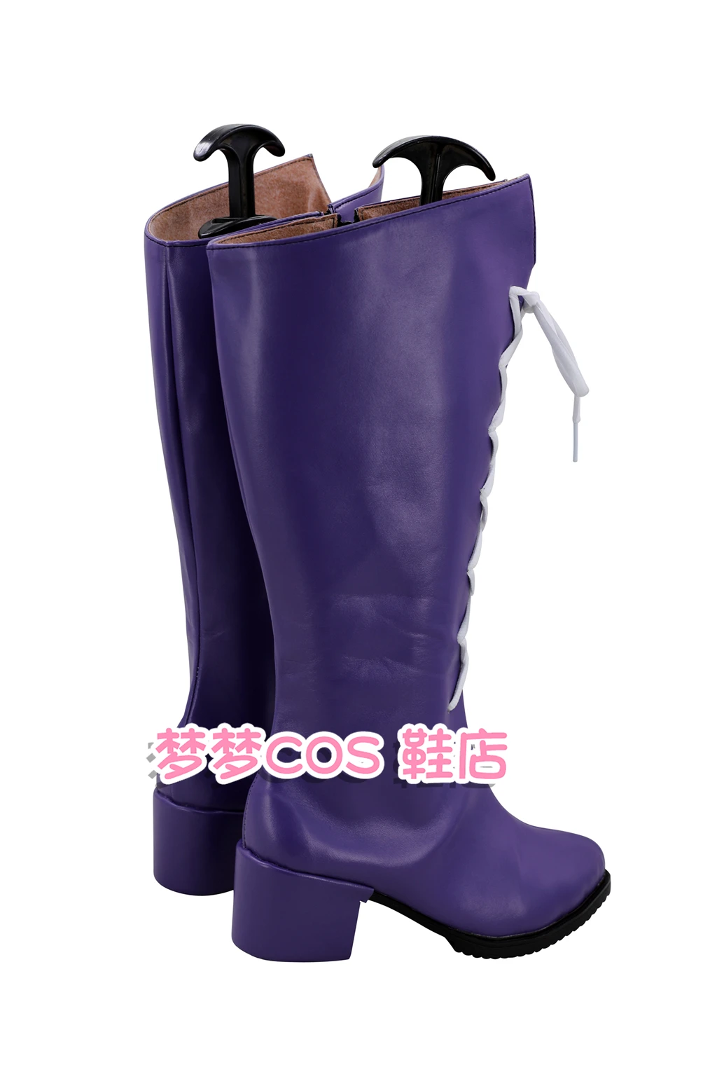 Sailor Saturn Tomoe Hotaru Cosplay Shoes Boots Purple PU Leather Shoes Halloween Carnival Shoes Custom Made