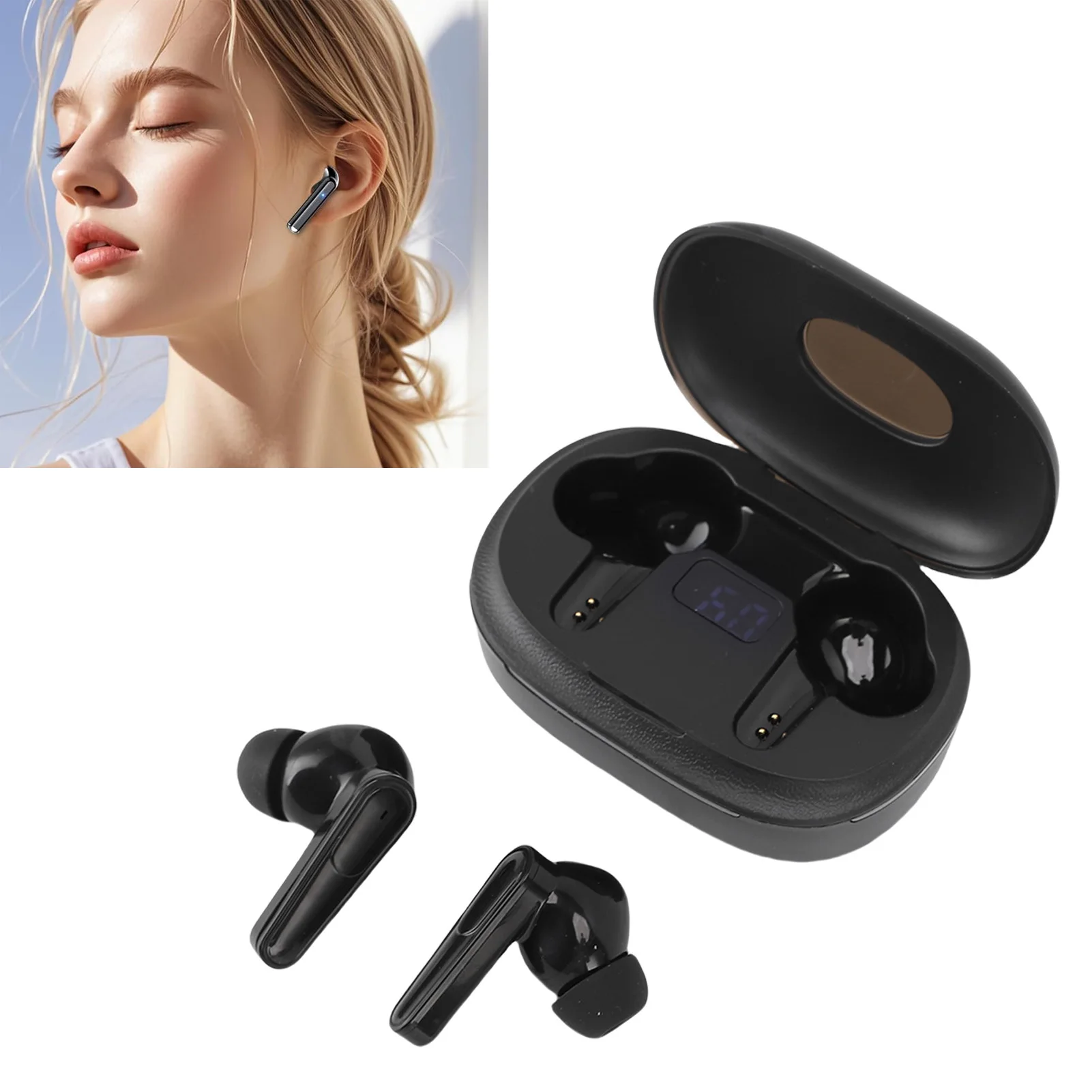 Earbud Terjemahan AI 3-In-1 Speaker Mini Penerjemah Bahasa 164 Waktu Nyata Bluetooth 5.4 Pengurang Kebisingan untuk IOS Android Travel