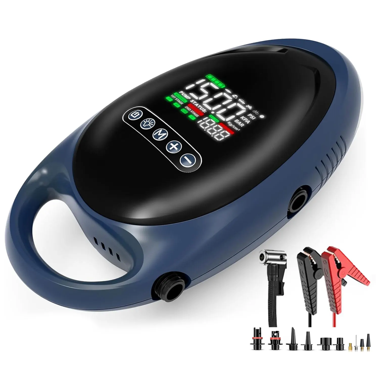 

12V Car Jump Starters High Power 6000A High Pressure Pump Sleek Design Tire Inflator Emergency Tool Kit for SUP Paddle Boards