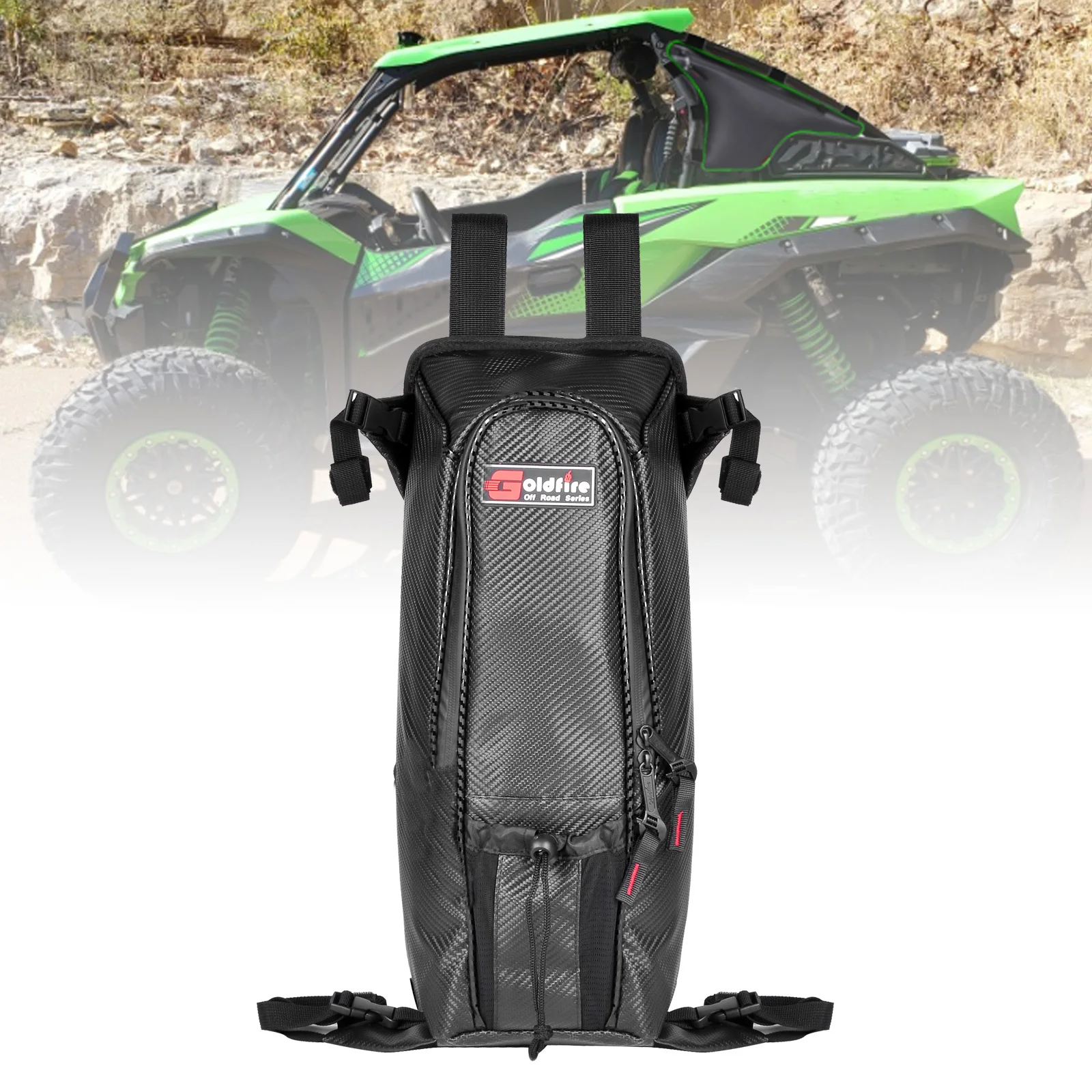

Universal Center Storage Bags UTV Cab Pack Seat Bag Between Shoulder Bag For Kawasaki KRX 1000 Teryx 4 Mule Offroad Accessories