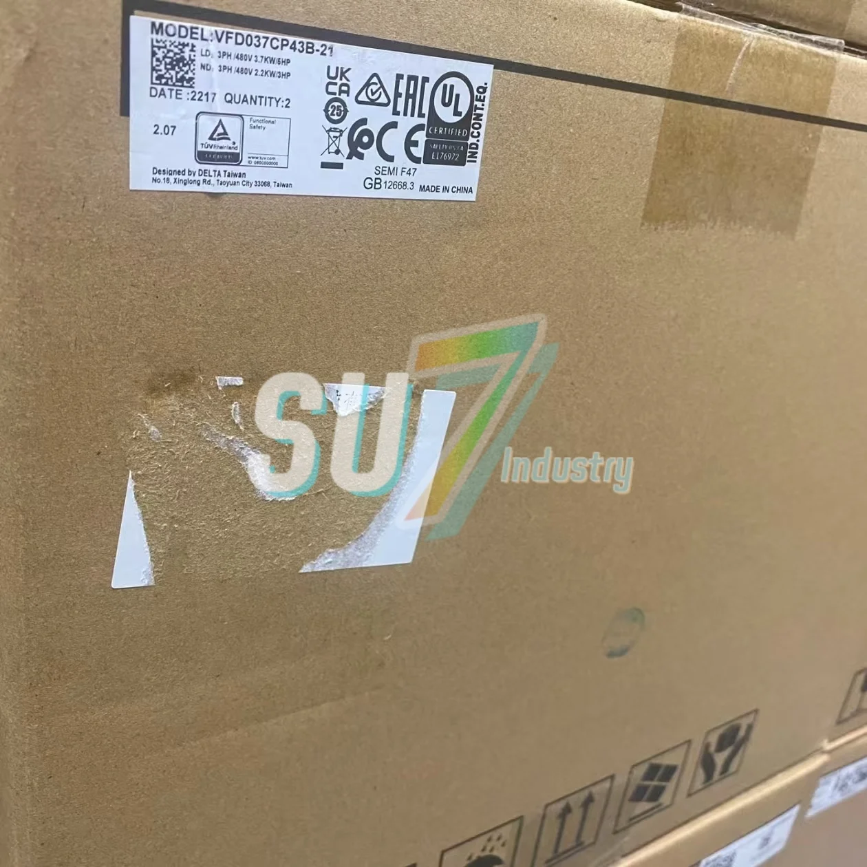 VFD037CP43B-21 VFD037E43A Convertitore di frequenza Nuovo in magazzino