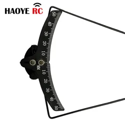 Haoye RC Aileron Goniometer Inclinometer Part Aileron Angle Meter Accessories for RC Aircrafts Fixed Wing Plane Models RC Tool