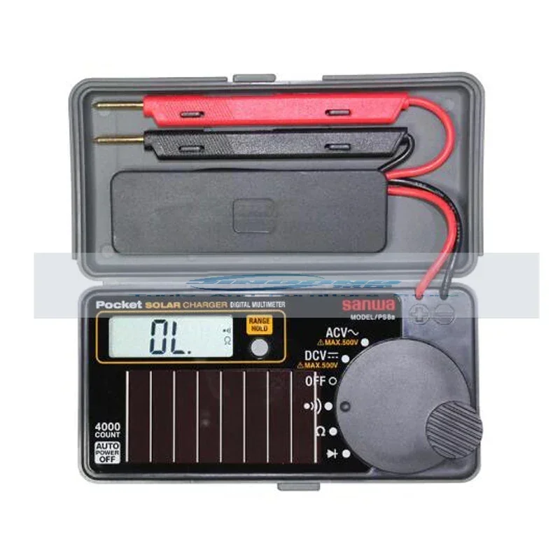 PS8a Digital Multimeters Pocket Type Solar charge battery DMM Resistance / On / Diode Test