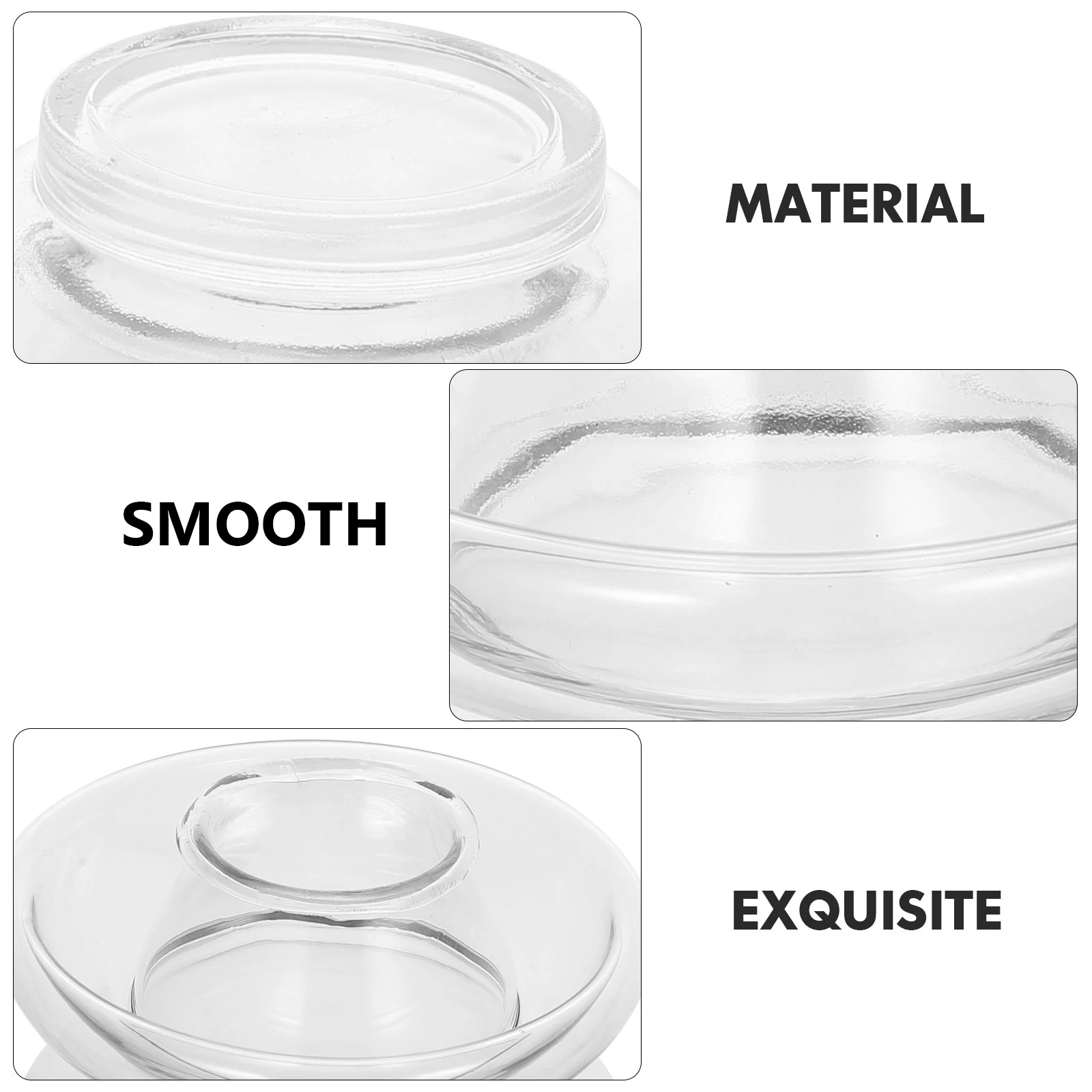 

1Pcs Glass Pickle Jar Large Capacity Sealed Kitchen Storage Container Transparent Sturdy Premium Material