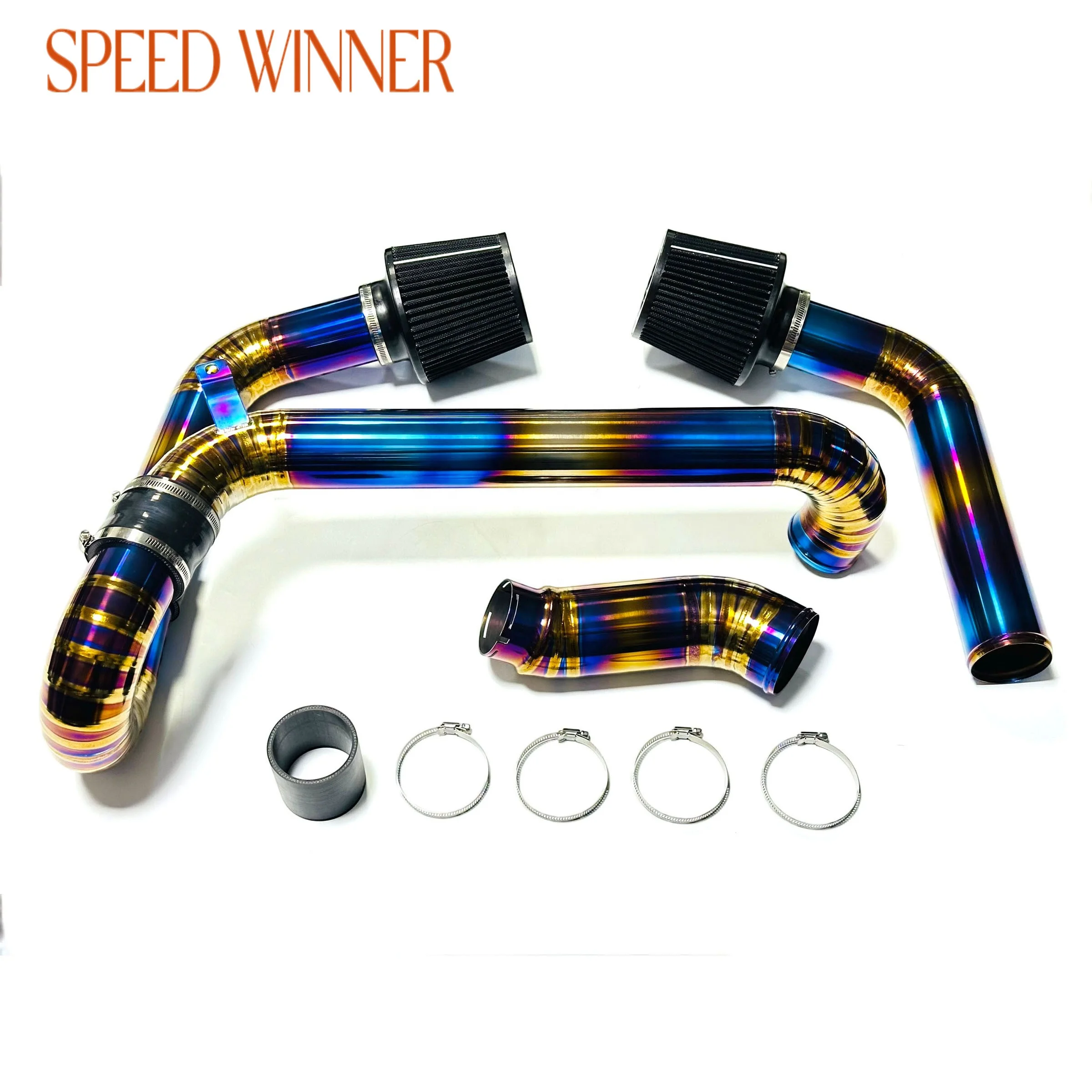 

SpeedWinner High Flow Performance Titanium Front Mount Intake Pipe boost Pipe for BMW G80 M3 G82 G83 M4 S58 Cold air System