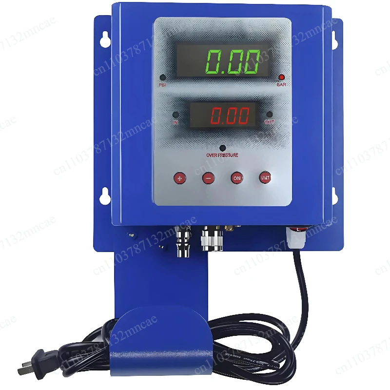 Portable Wall-Mounted Car Air Tyre Inflator Digital Tire Inflation System for Gas Station Metal Tool for Automatic Car Repair