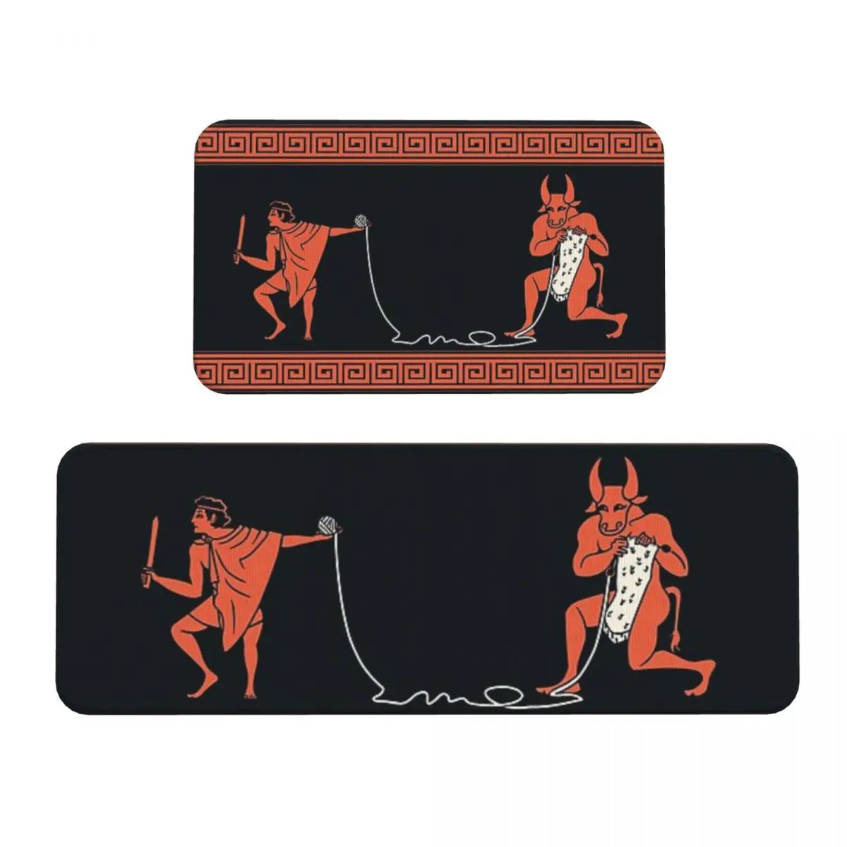 Crafty Minotaur_4CV2YG Crystal Velvet Kitchen Floor Mat Absorbent Non-Slip Household Floor Mat Bathroom Long Carpet