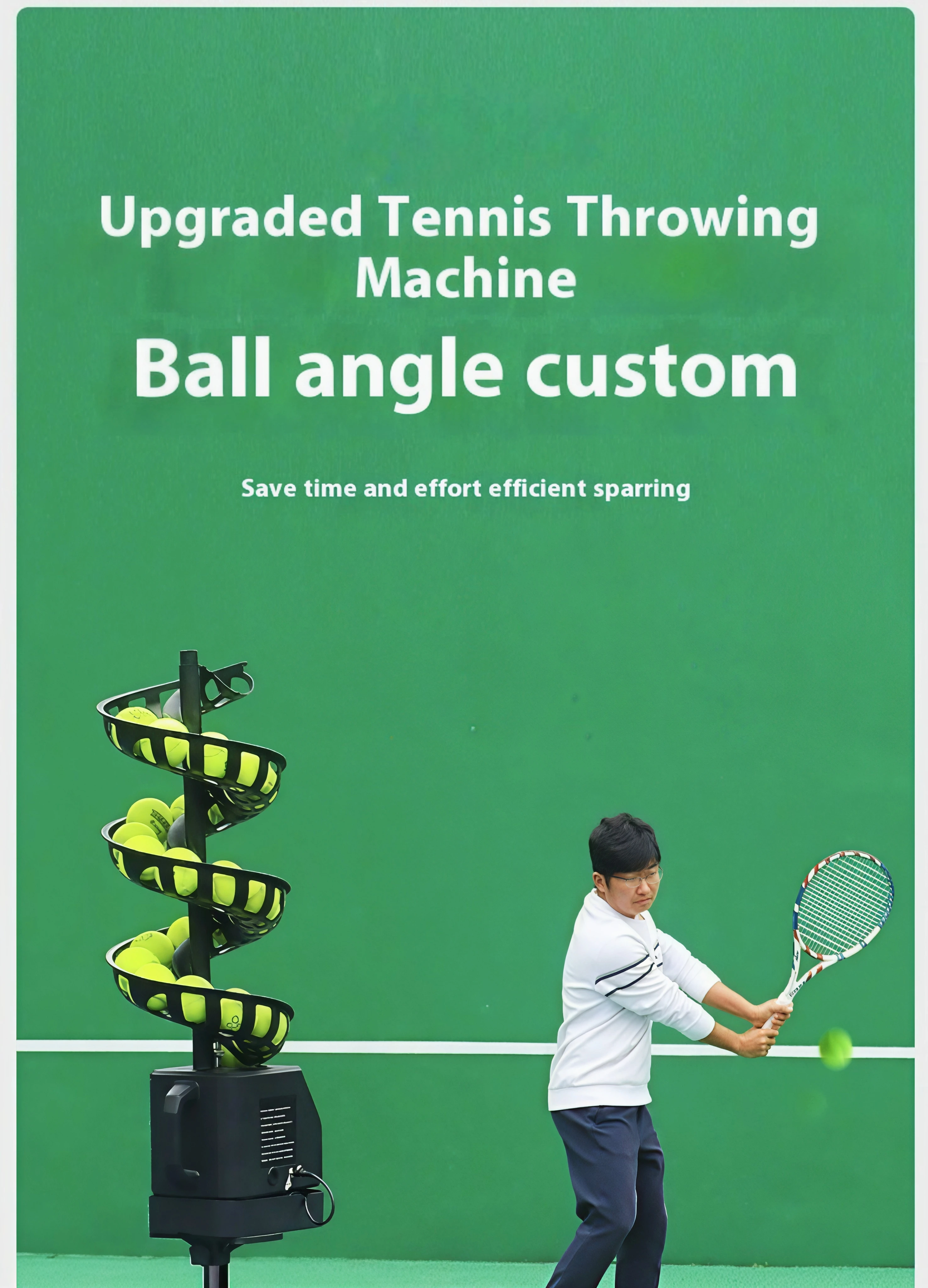 Professionally trained battery-powered pickle and tennis ball projectors are compact and efficient