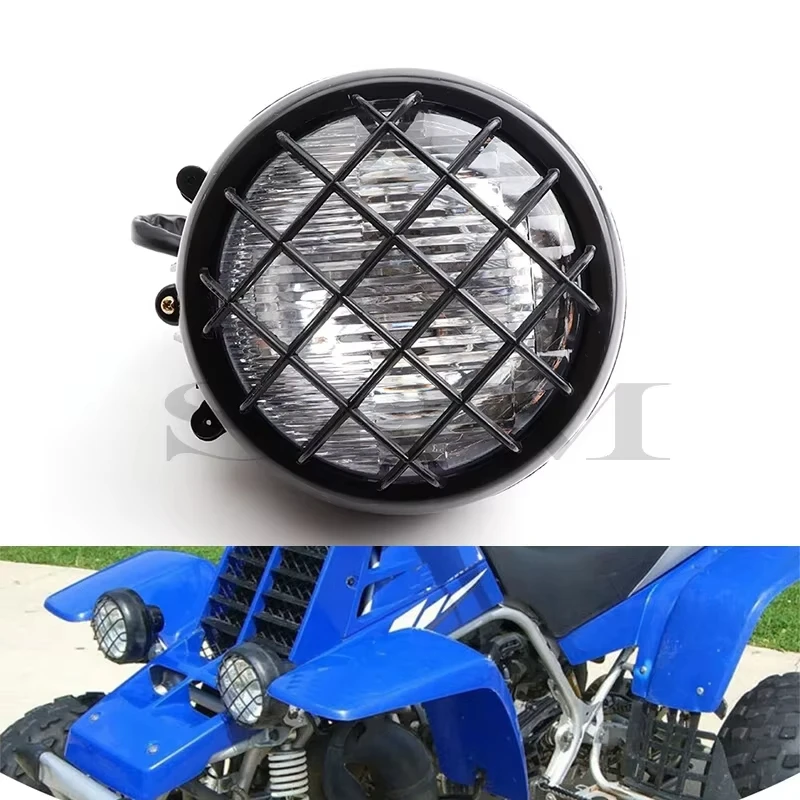 

New 1 Pcs Motorcycle Headlight LED Headlights Headlights Assembly for Yamaha Warrior 1996-2001 Waterproof Lens Bulbs Lights