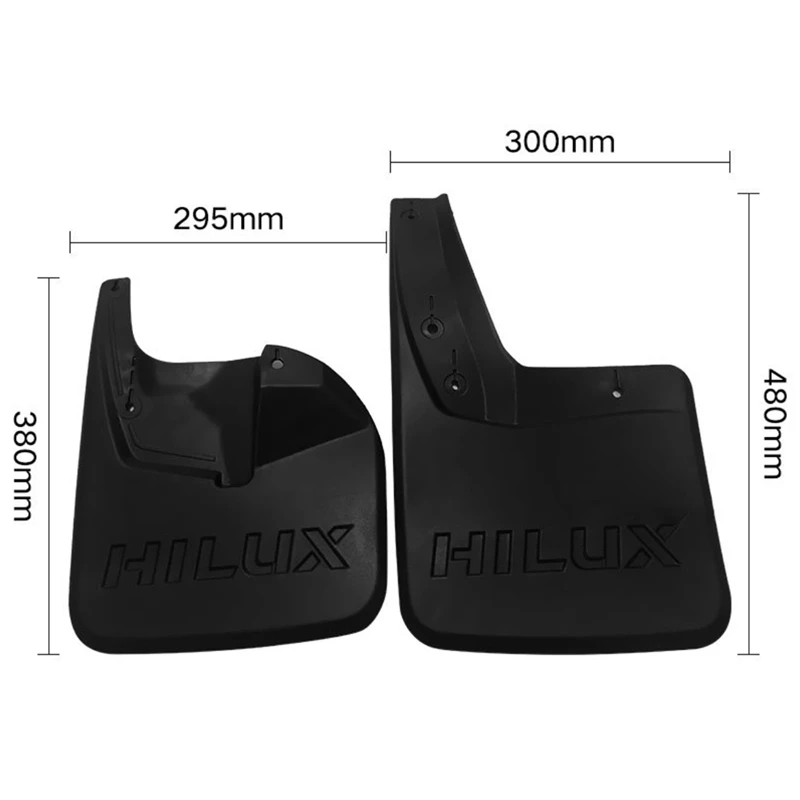 Car Fender Mudguards Mudflaps Splash Guards Flares For Toyota Hilux REVO 4WD 2015-2019