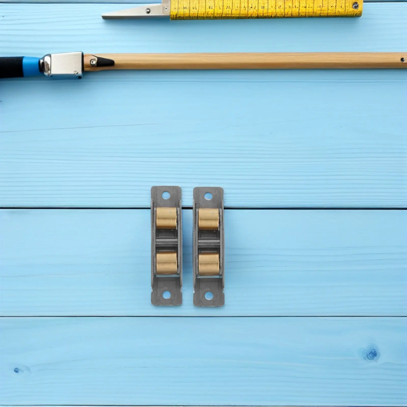 

Комплект из 2 роликов для раздвижных дверей, сверхпрочные оконные ролики с гладкой металлической отделкой для раздвижных стеклянных дверей и патио, современный минималистичный дизайн