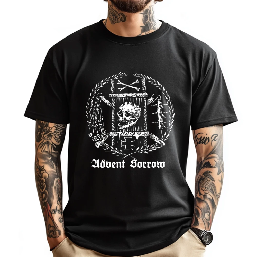 Advent Sorrow Depressive Black Metal Clothing Student High Quality Men's T-Shirt Normal Men Clothing Brand Clothing Classic