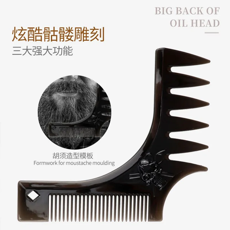 New Men's Hair Comb Professional Hairdressing Barber Wide Tooth Hair Brush Men Combs Hairstyle Man Barbershop Hair Styling Tools