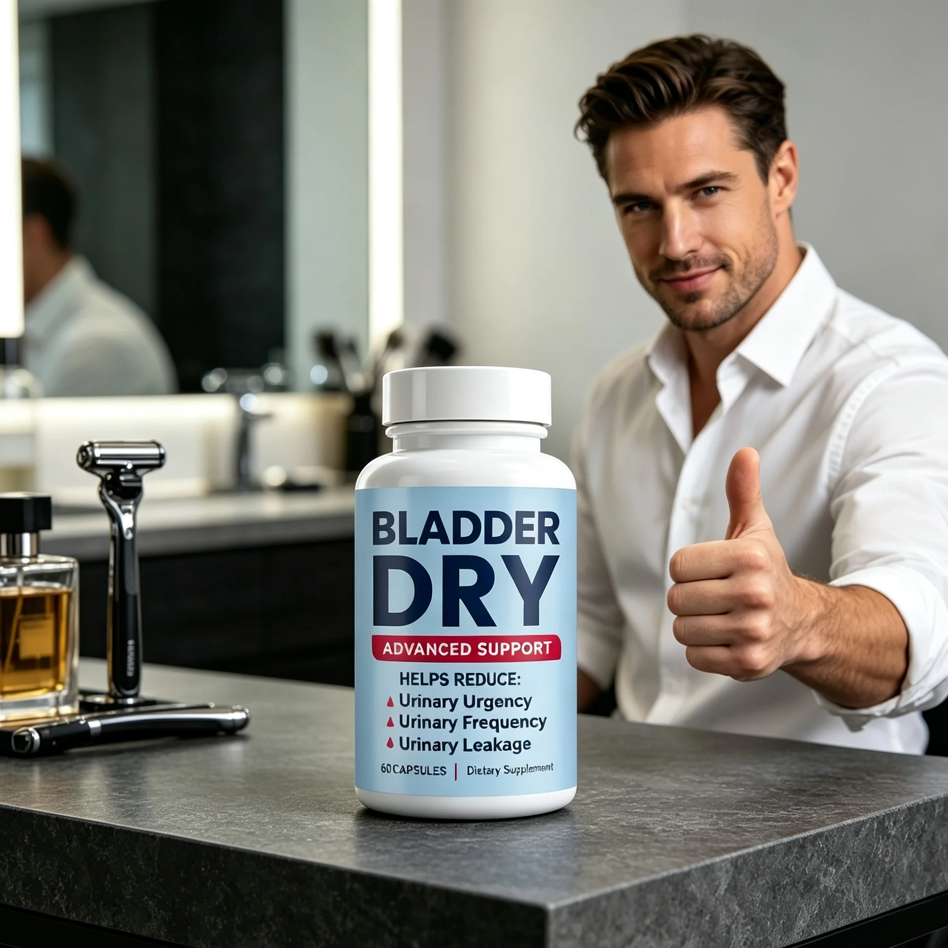Bladder Health Herbal Capsules for Men Women, Support Bladder Function, Ease Urinary Frequency & Urgency Discomfort