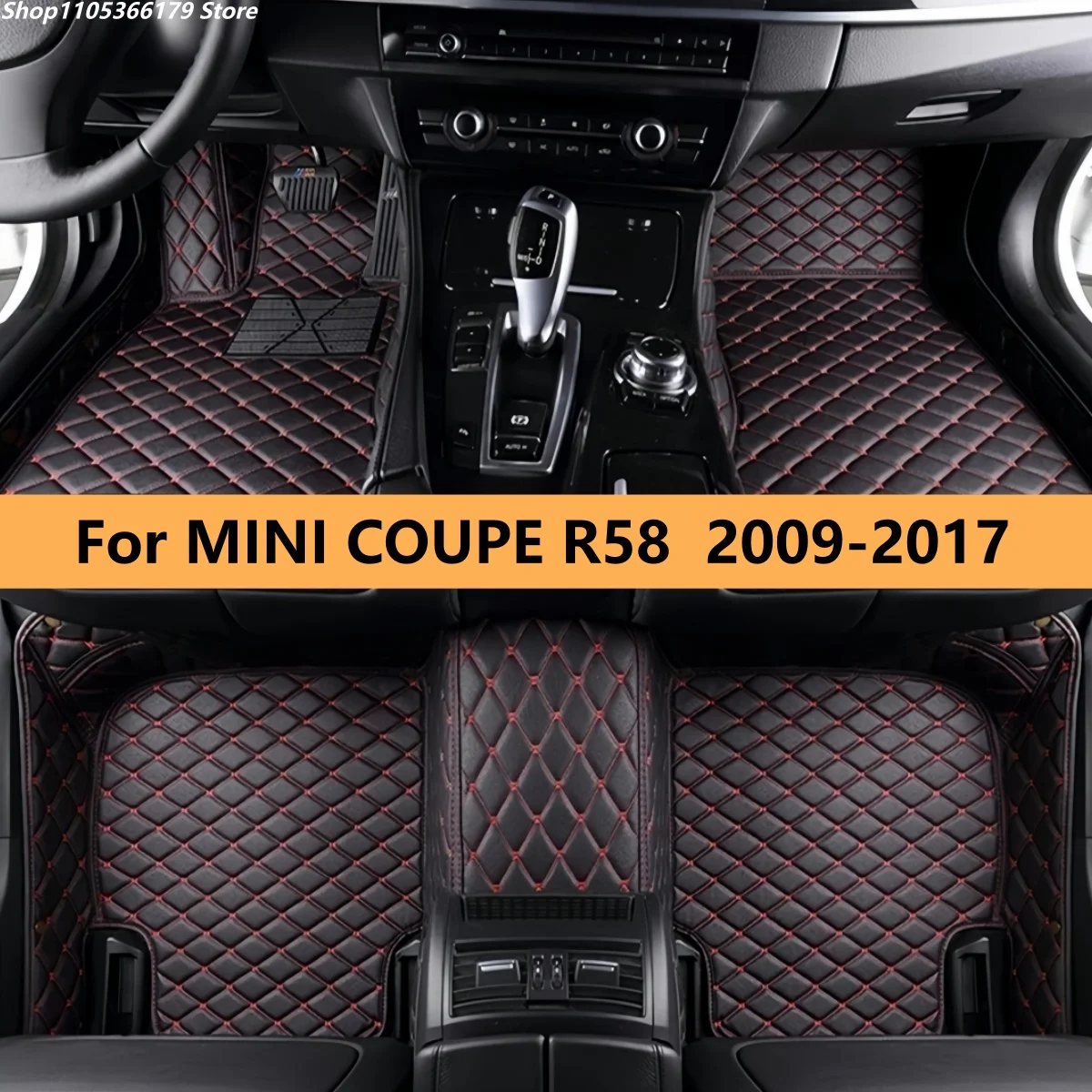 

Custom Car Floor Mats For MINI COUPE R58 2009 2010 2011 2012 2013 2014 2015 2016 2017 Auto Carpets Foot Coche Accessories