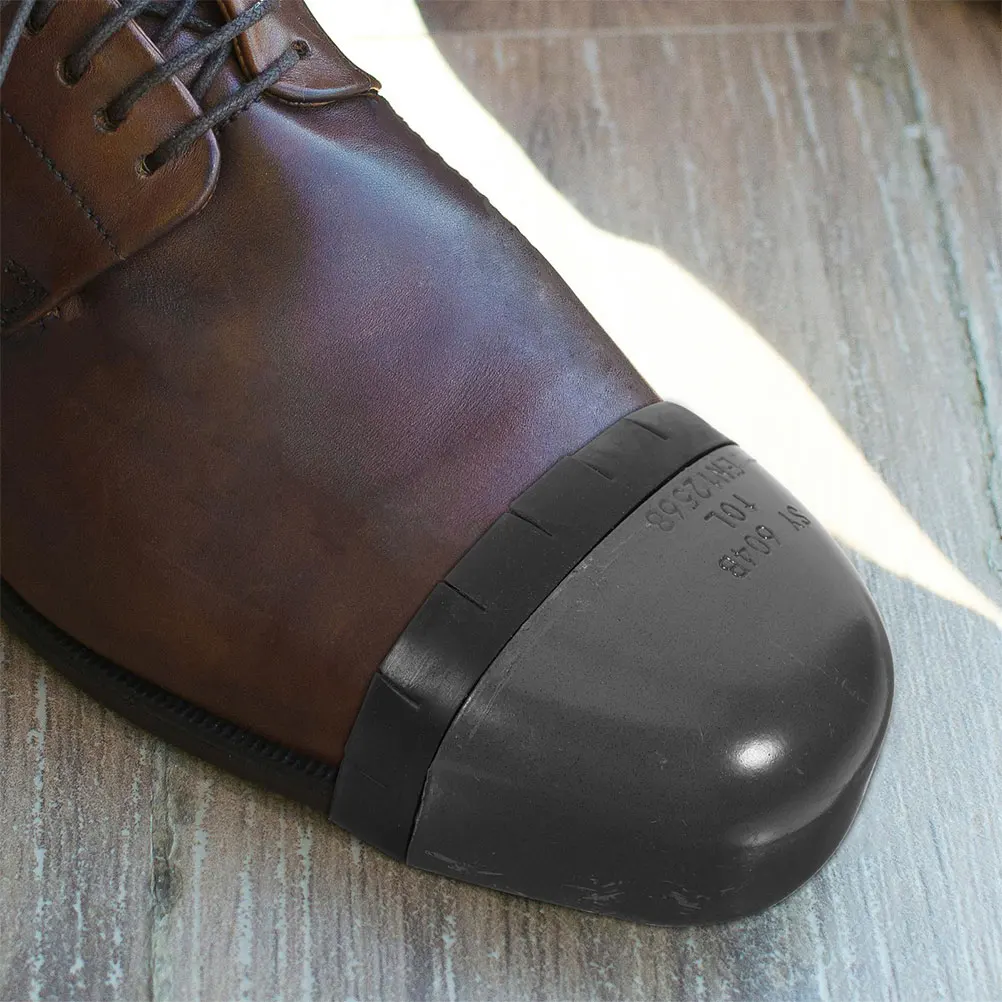 Anti-Crush Puncture-Resistant Safety Toe Caps Universal Fit Plastic Rubber Shoe Protectors For Work Labor Protection