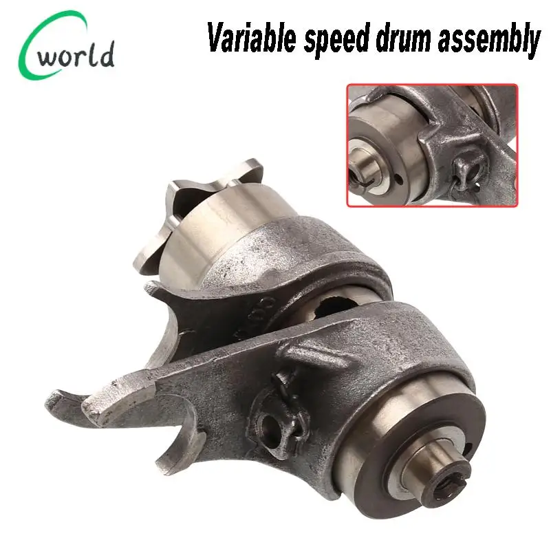 

High cost-effective shift drum and shift fork are suitable for horizontal engine accessories of curved beam motorcycles