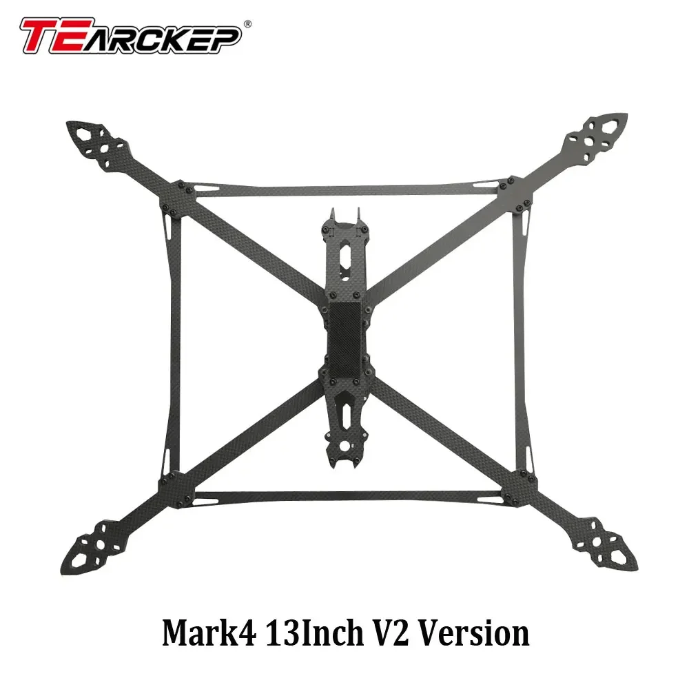 

Mark4 13-дюймовая версия V2 из углеродного волокна FPV рама KIT 539 мм колесная база для FPV Freestyle дальнего действия гоночный дрон Квадрокоптер RC инструменты