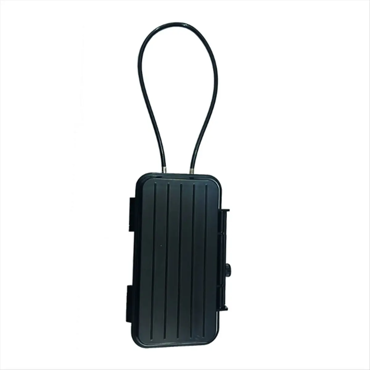 AA14 Outdoor PortableTravel Safe Box Large Capacity Security Lockbox Code Waterproof Key Lock Box with Removable Cable Handle
