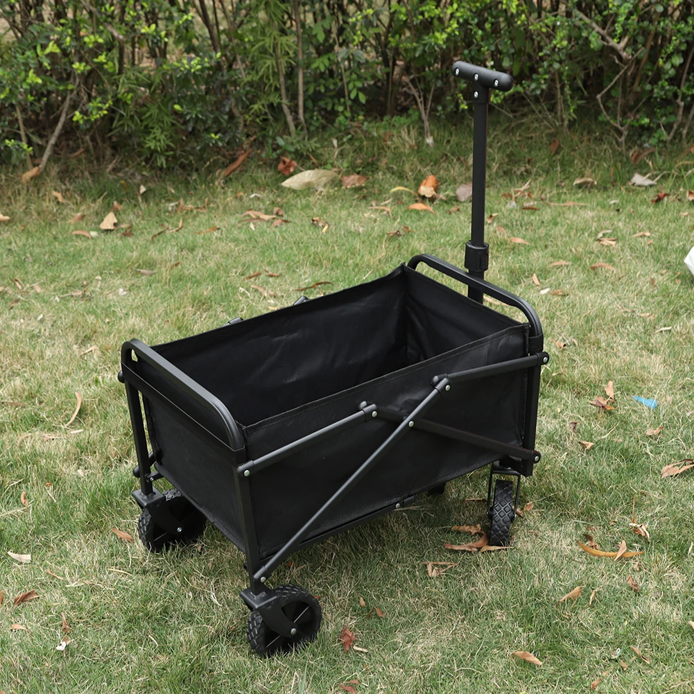 

Collapsible Wagon Cart with Wheels Large Capacity Foldable Heavy Duty Wagon for Grocery Sports Garden Shopping Camping Outdoor