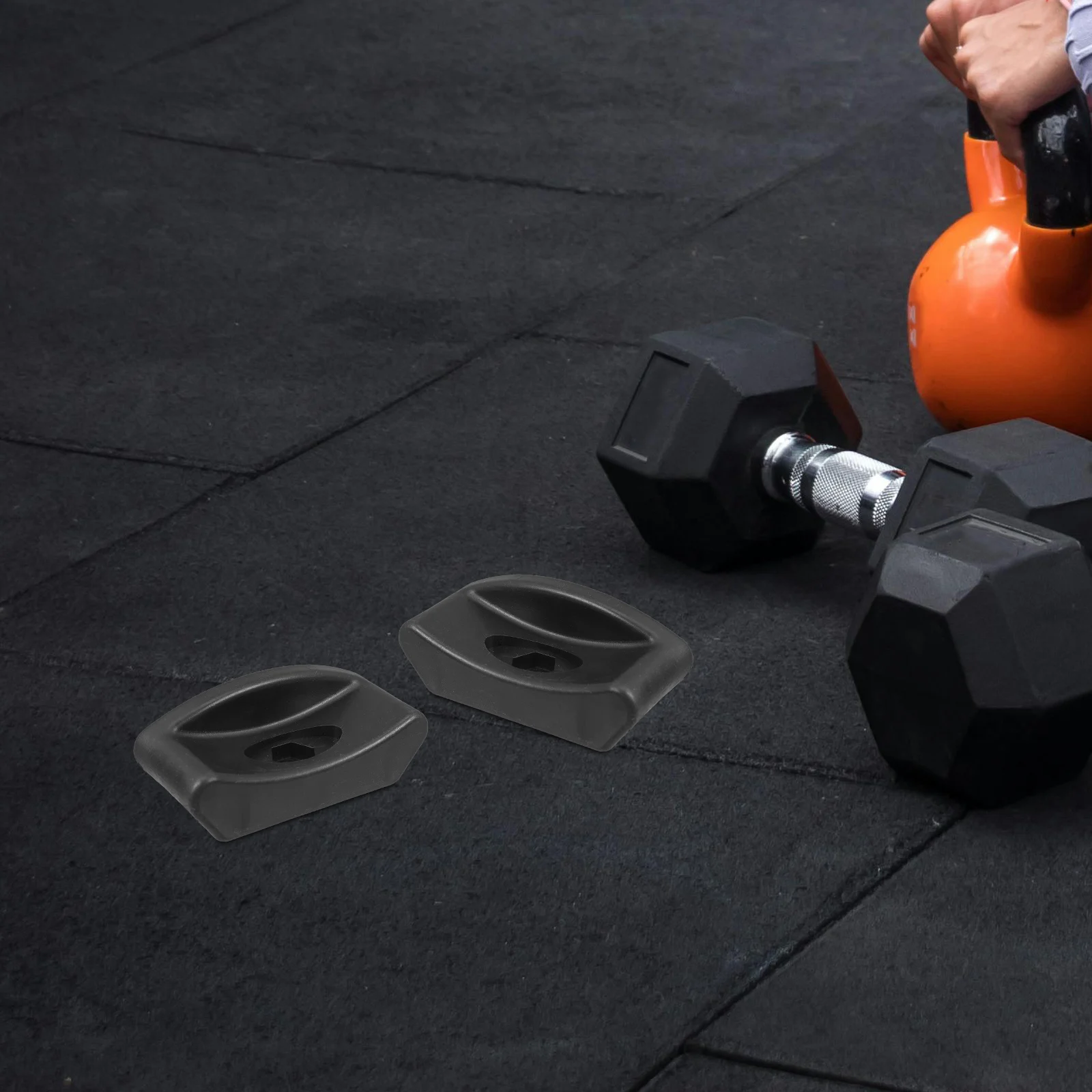 

2 PCS Dumbbell Rack Accessories Weight Stand Decorate Desktop Holder Bracket Fitness