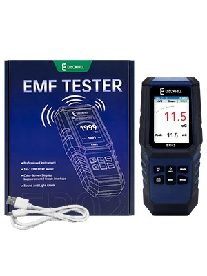 EMF Meter Handheld Radiation Detector Magnetic Field Detector Ghost Hunting Paranormal Equipment Tester Portable EMF Meter