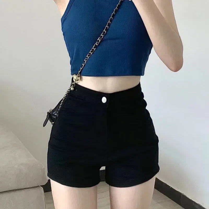 

Short Jean Pants Woman Elasticty Denim Shorts For Women New In High Waist Classic Offer Original Hot Outfits Hot Streetwear XL